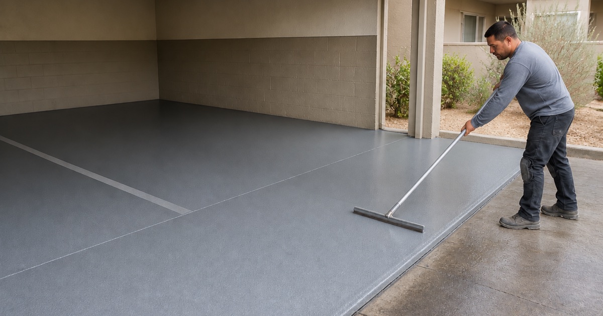 apartment carport slab, landlord’s decision