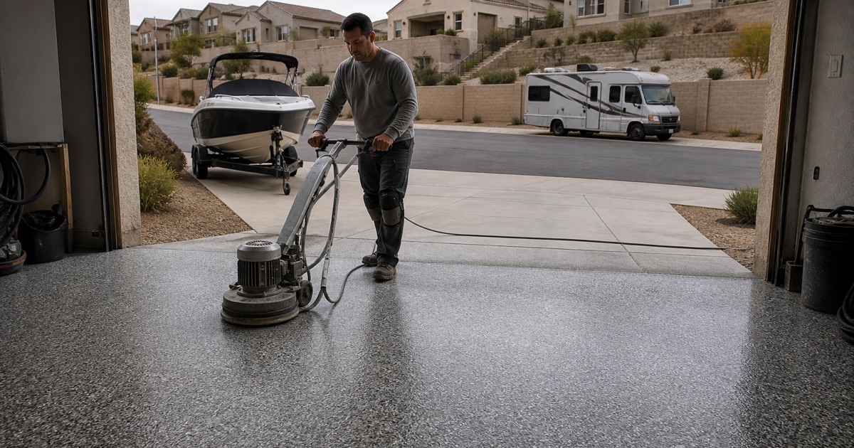driveway cleared of a trailer to get in