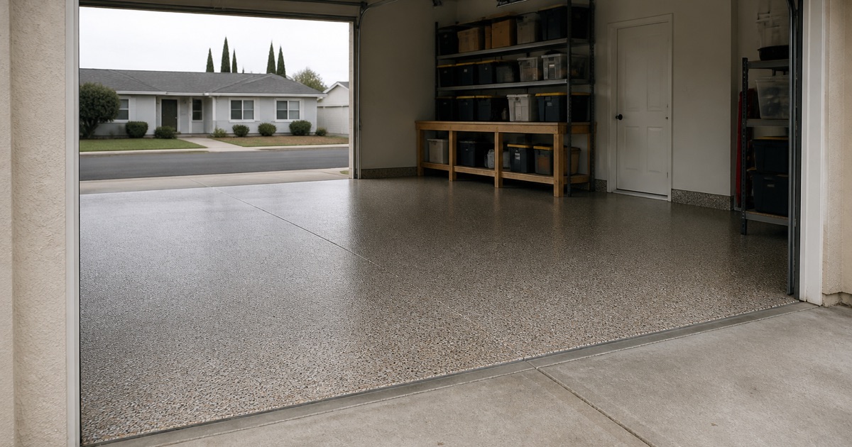 the finished ordinary tract garage